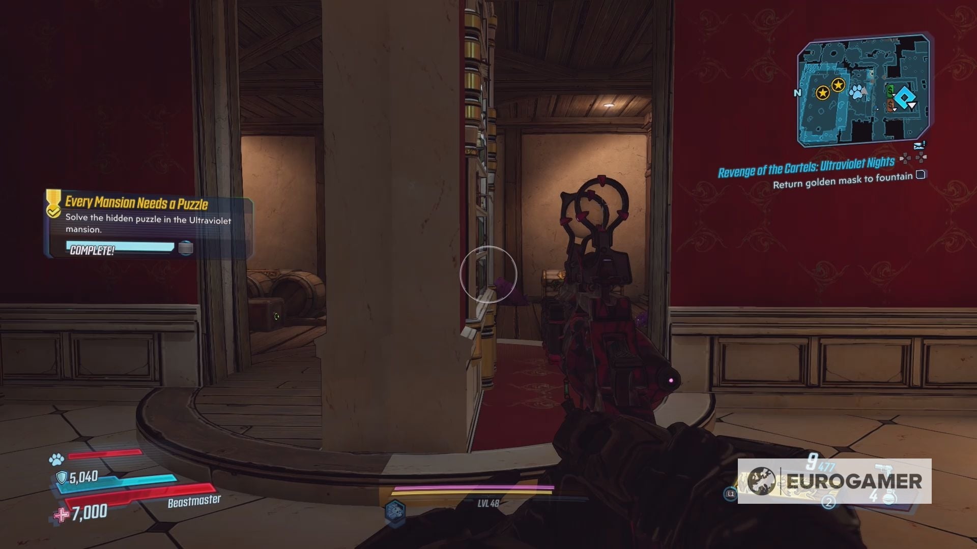 Borderlands 3 Cartel mansion puzzle How to solve the puzzle in the